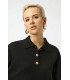 Suéter Boxy Punto Negro Joseph Ribkoff Mujer