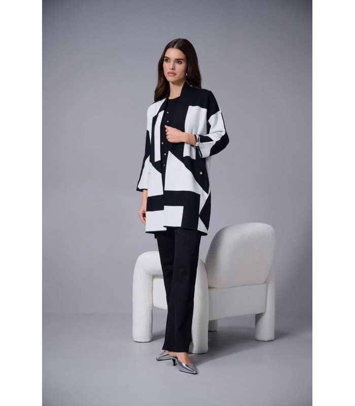 Chaqueta Bicolor Bloques Joseph Ribkoff Mujer