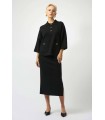 Falda Midi Negra Joseph Ribkoff Mujer