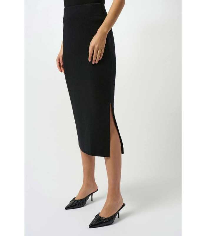 Falda Midi Negra Joseph Ribkoff Mujer