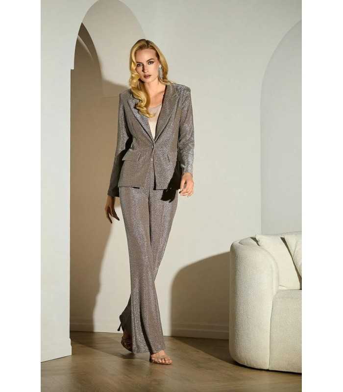 Pantalón Brillo Topo Joseph Ribkoff Mujer