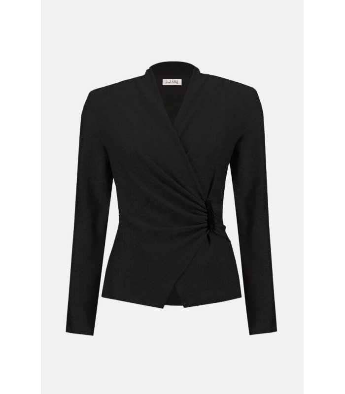 Top Brillo Negro Joseph Ribkoff Mujer
