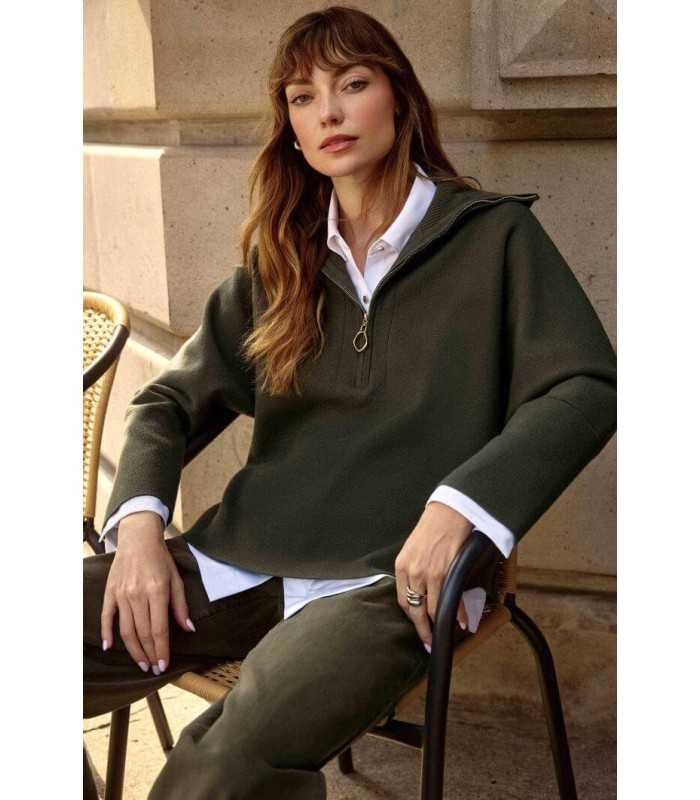 Top Boxy Caqui Joseph Ribkoff Mujer