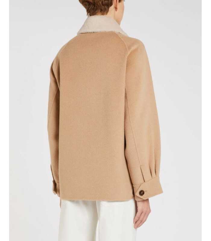 Chaquetón Paño Camel Marella Mujer