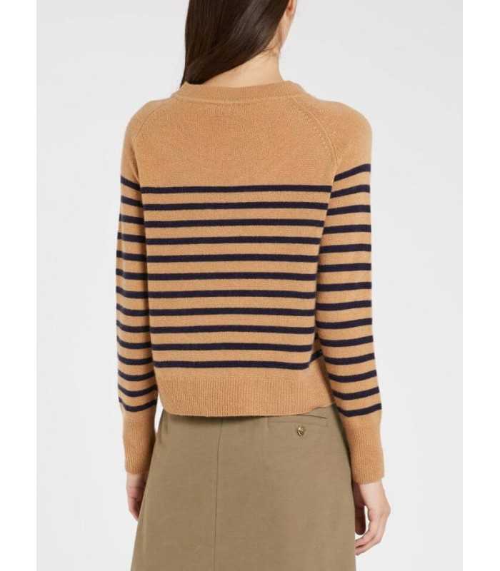 Suéter Camel Rayas Marella Mujer