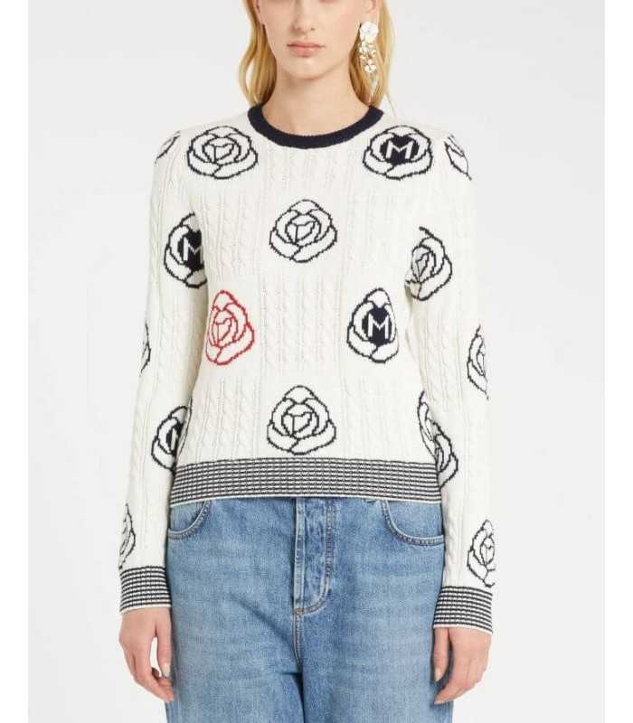 Suéter Flores Logo Marella Mujer