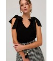 Top Blanco Lazo Civit Mujer
