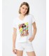 Camiseta Blanca Mujer Leo&ugo Mujer