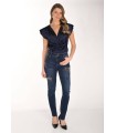 Pantalón Vaquero Detalles Frank Lyman Mujer
