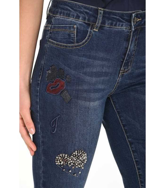 Pantalón Vaquero Detalles Frank Lyman Mujer