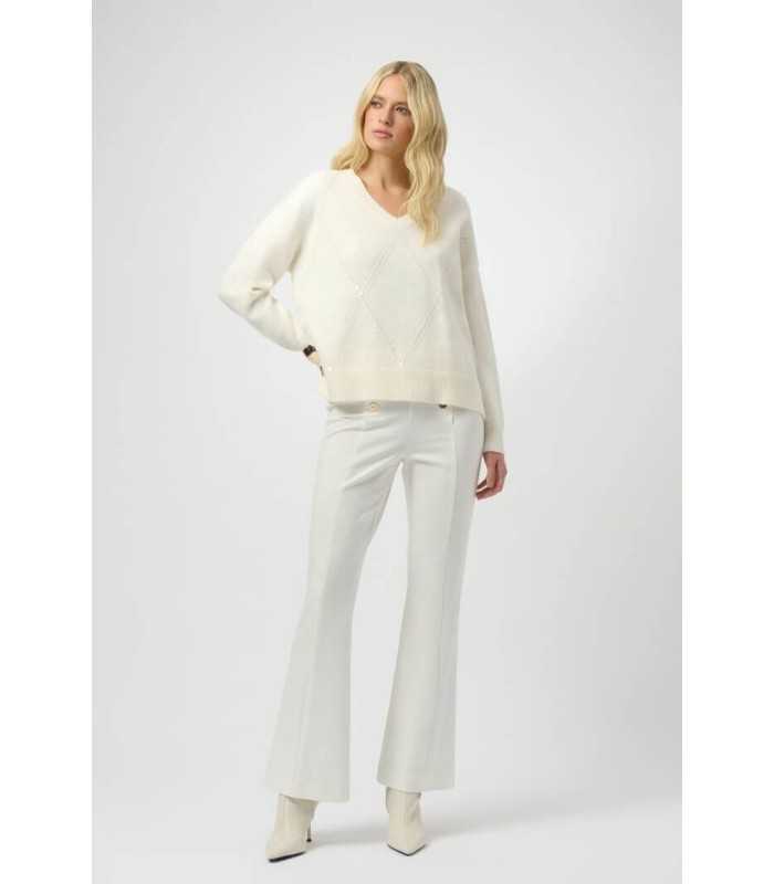 Suéter Blanco Lentejuelas Joseph Ribkoff Mujer