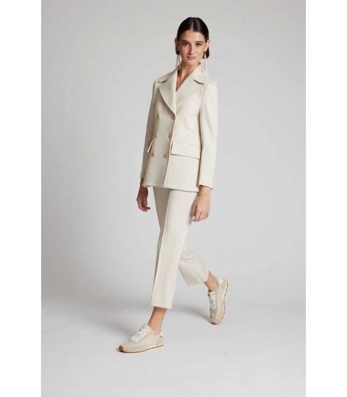 Chaqueta Cruzada Cruda Moskada Mujer