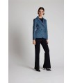 Pantalón Negro Acampanado Moskada Mujer