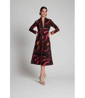 Vestido Punto Estampado Moskada Mujer