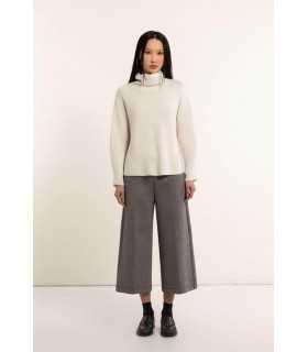 Suéter Lana Blanco Maria Bellentani Mujer