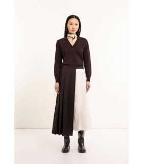 Suéter Cuello Pico Maria Bellentani Mujer