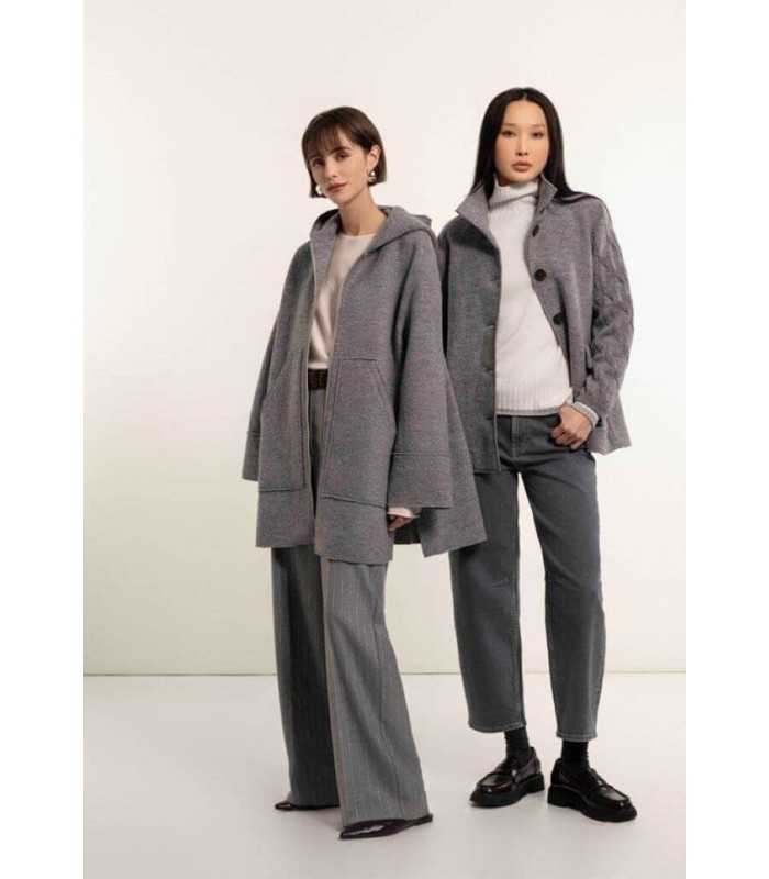 Chaqueta Punto Marino Maria Bellentani Mujer