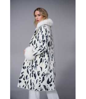 Abrigo Animal Print Joseph Ribkoff Mujer