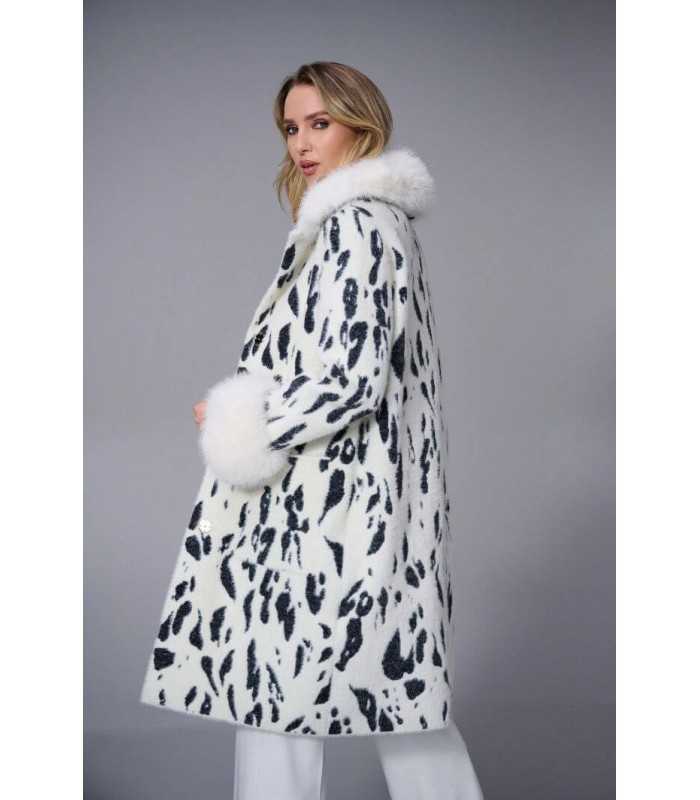 Abrigo Animal Print Joseph Ribkoff Mujer