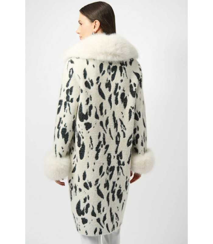 Abrigo Animal Print Joseph Ribkoff Mujer