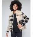Chaqueta Bomber Cuadros Vilagallo Mujer