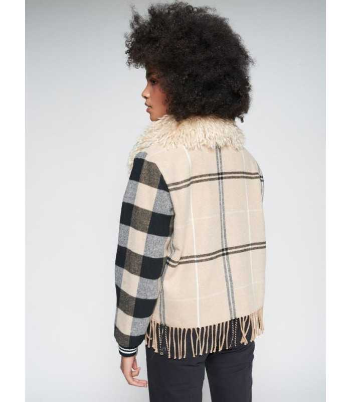 Chaqueta Bomber Cuadros Vilagallo Mujer