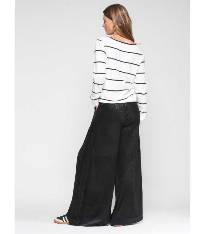 Pantalón Terciopelo Negro Vilagallo Mujer
