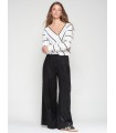 Pantalón Terciopelo Negro Vilagallo Mujer