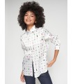 Camisa Blanca Hípica Vilagallo Mujer
