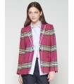 Chaqueta Estampada Cuadros Vilagallo Mujer