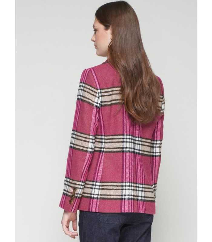 Chaqueta Estampada Cuadros Vilagallo Mujer