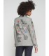 Chaqueta Gris Serigrafia Vilagallo Mujer