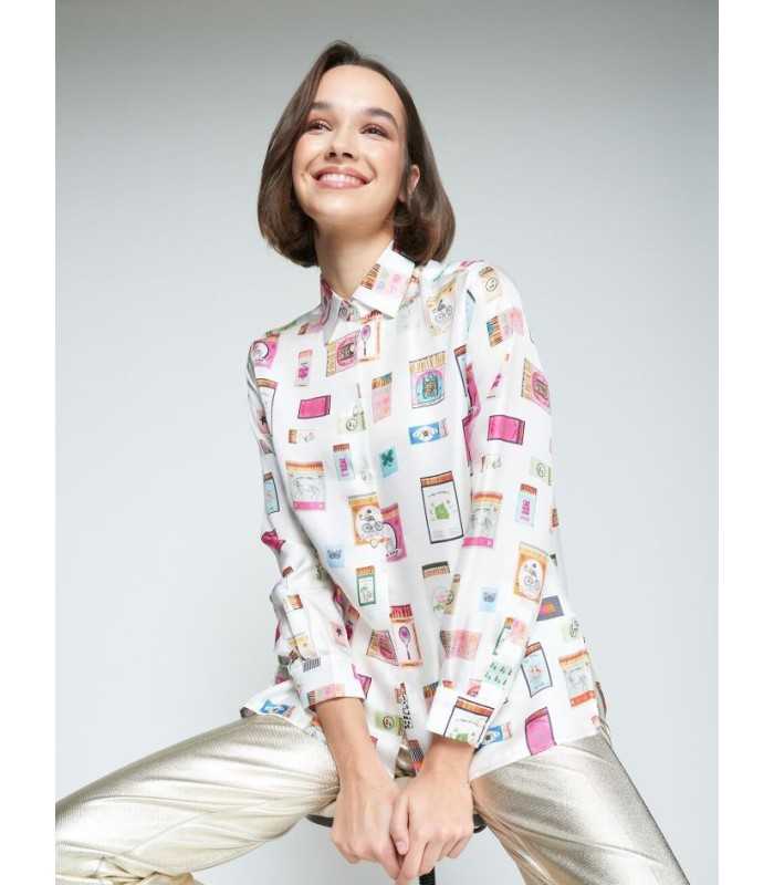 Camisa Blanca Cerillas Vilagallo Mujer