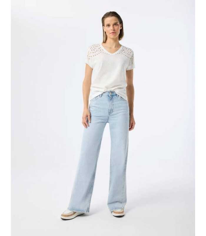 Camiseta Bordada Leo&Ugo Mujer