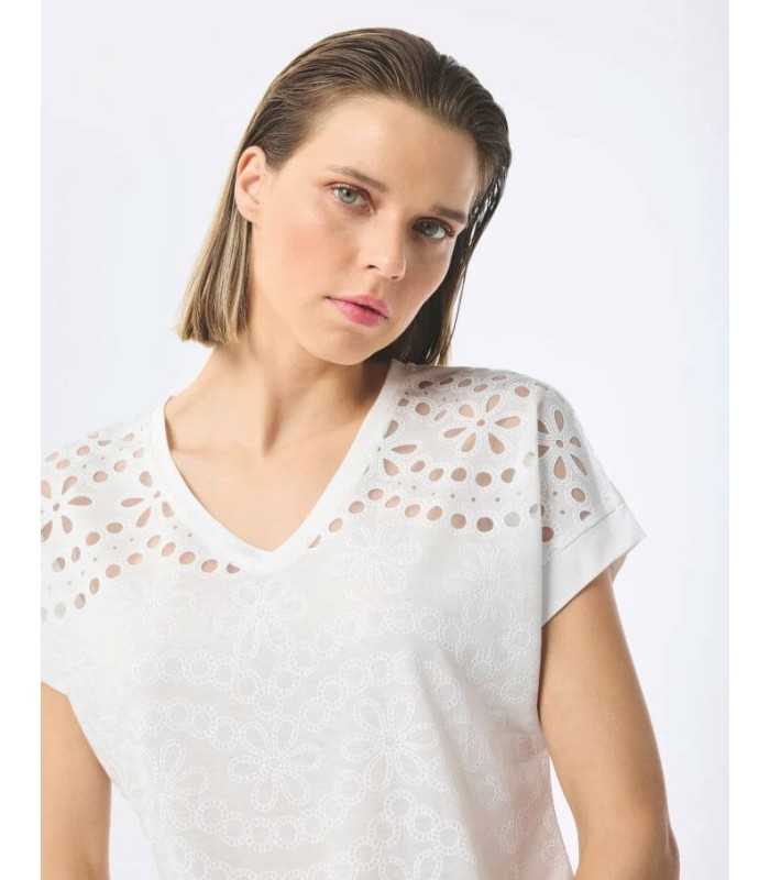 Camiseta Bordada Leo&Ugo Mujer