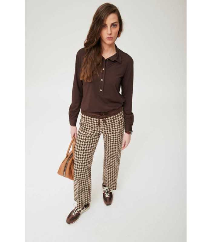 Pantalón Pata Gallo Oky Mujer