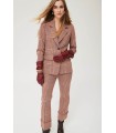 Chaqueta Americana Cuadros Oky Mujer