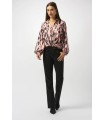 Top Raso Animal Print Joseph Ribkoff Mujer