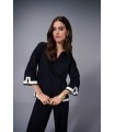 Top Punto Bicolor Joseph Ribkoff Mujer