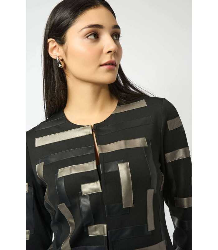 Chaqueta Punto Polipiel Joseph Ribkoff Mujer