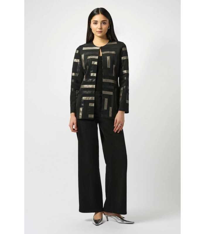 Chaqueta Punto Polipiel Joseph Ribkoff Mujer