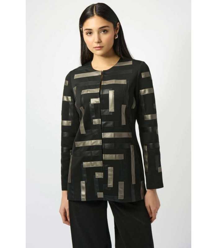 Chaqueta Punto Polipiel Joseph Ribkoff Mujer