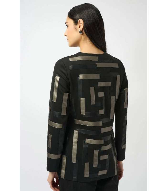 Chaqueta Punto Polipiel Joseph Ribkoff Mujer