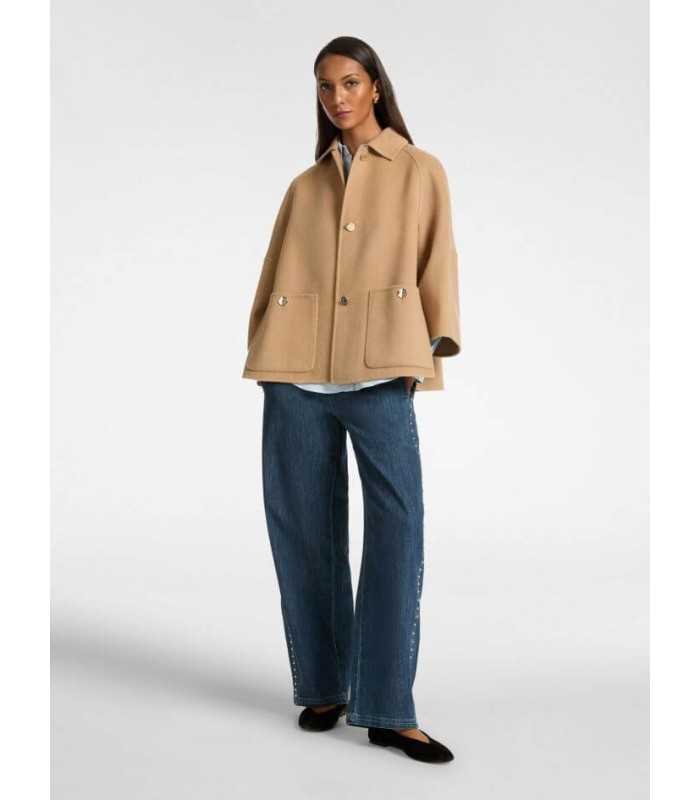 Chaquetón Paño Rosa Elena Miro Mujer