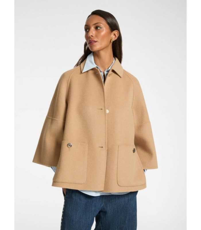 Chaquetón Paño Rosa Elena Miro Mujer