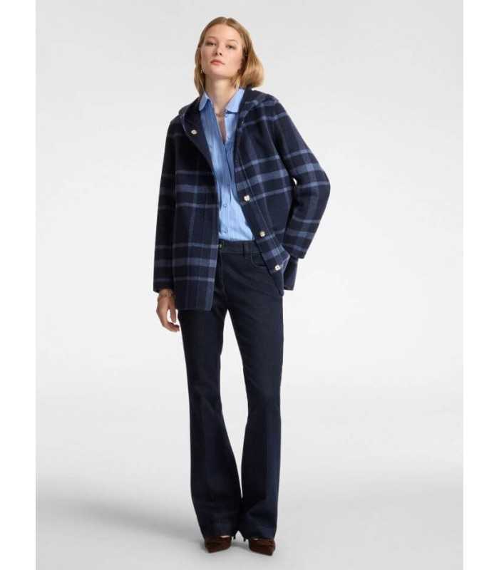 Abrigo Cuadros Lana Elena Miro Mujer