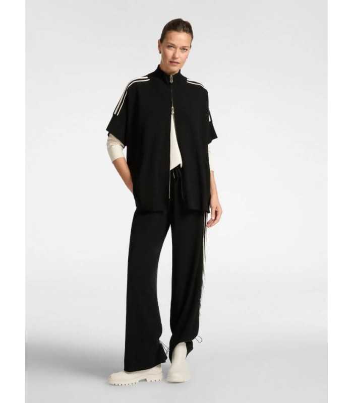 Pantalón Negro Rayas Elena Miro Mujer