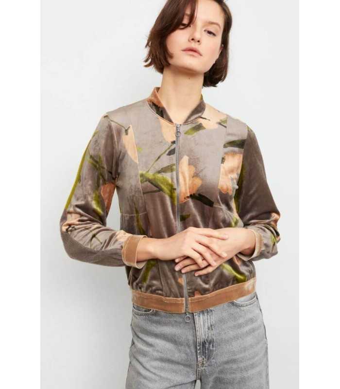 Chaqueta Topo Estampada Aldo Martins Mujer