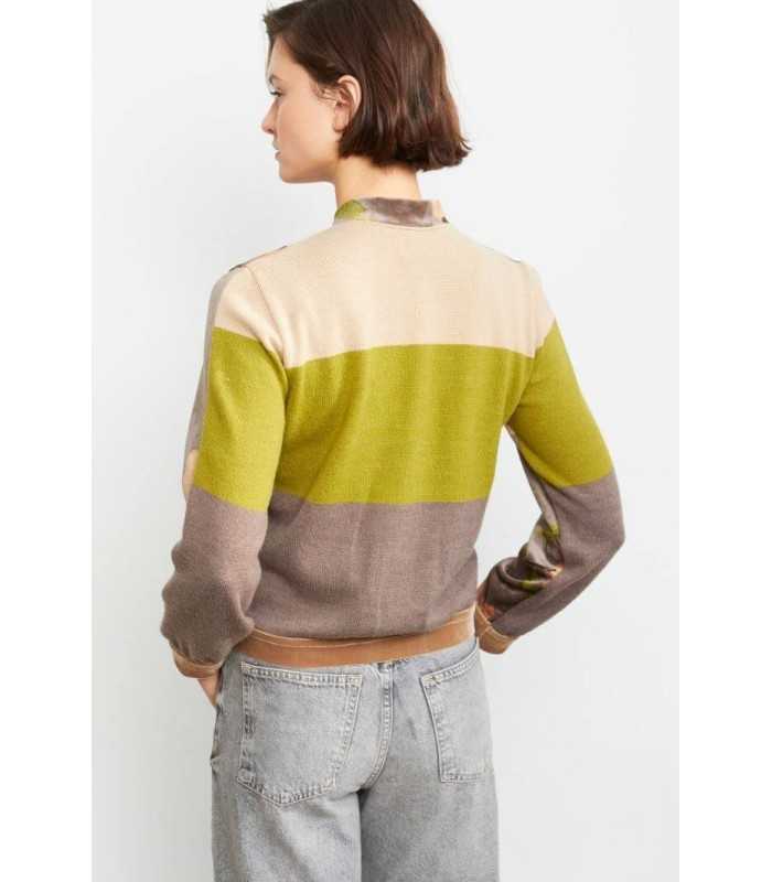 Chaqueta Topo Estampada Aldo Martins Mujer