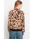 Chaqueta Punto Animal Print Aldo Martins Mujer